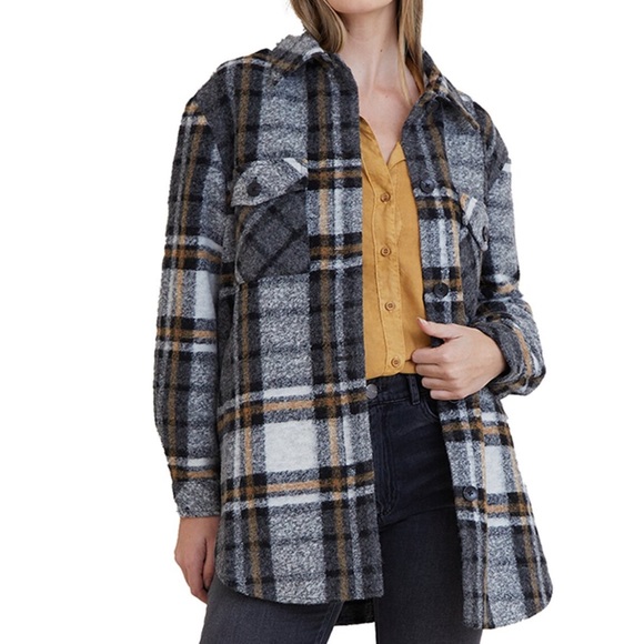 BELLA DAHL Belted Wool-Blend Shacket - Picture 2 of 5